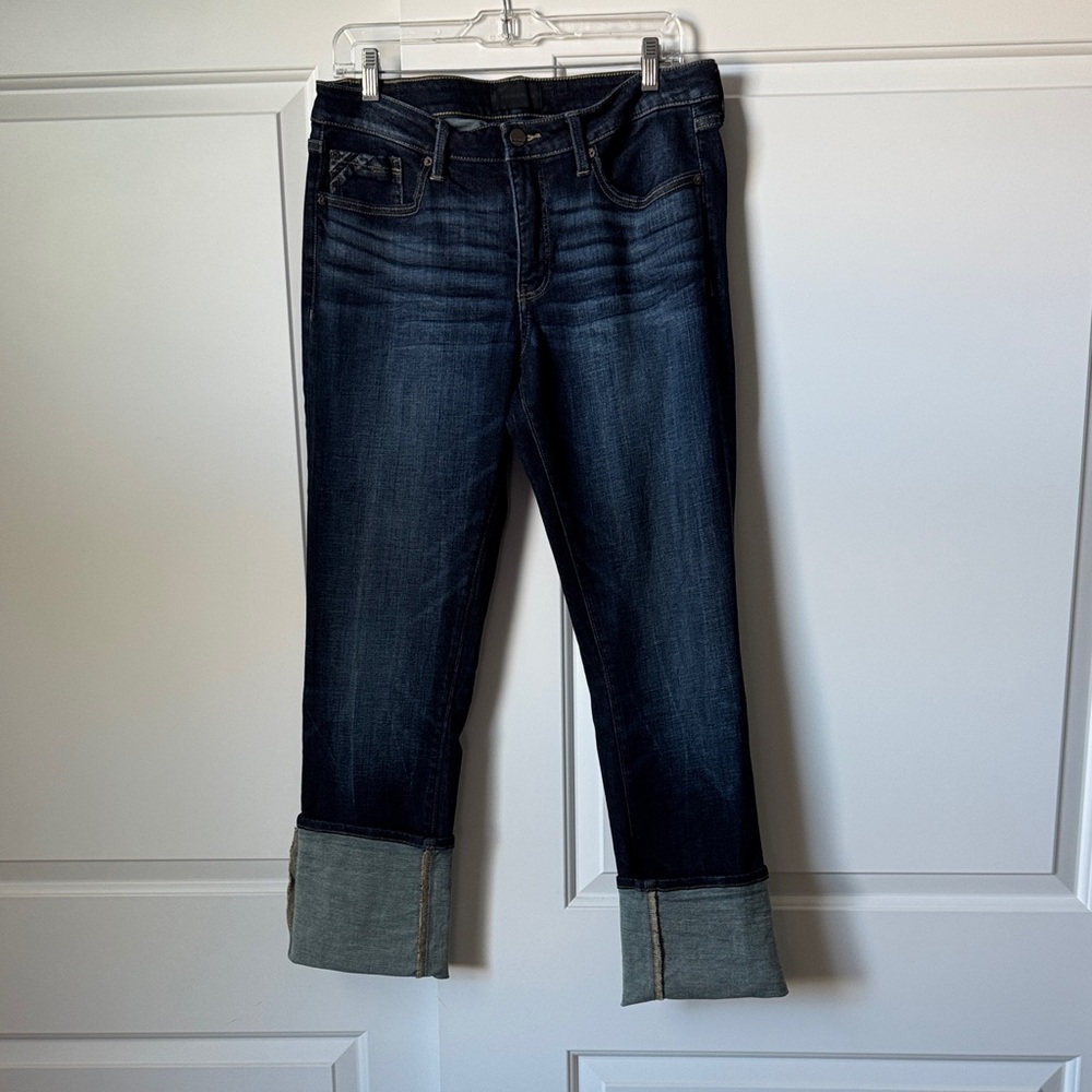 Buckle Women's Deep Indigo Straight Leg Jeans